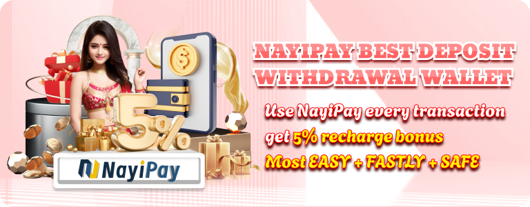 Nayipay Banner - Best Deposit and Withdrawal Wallet with 5% Recharge Bonus